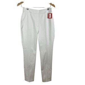 New Spanx Soft‎ Stretch Pull-on Slim Straight Pants in Classic White size Small